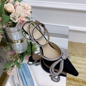 Casual Designer Frauen Sandalen Schwarz kristall strappy High Heels Stiletto Stripper Slingback Alias mujeres 2021 Zapatos Echtes Leder