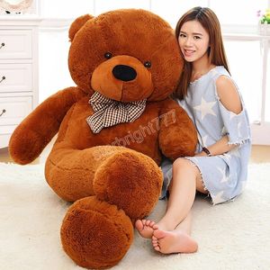 160 cm großer riesiger ausgestopfter Teddybär, weich, großes Kind, Baby, große Puppen, Mädchen-Spielzeug, Geschenk für Kinder
