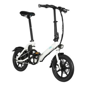 EU lager rabatt Fiido D3 Pro E Bike Inch Folding Electric Cykel W V AH Batteri Cyklar Mini Commute Bike Inclusive Moms
