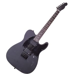 Outlet di fabbrica-6 corde Matte Black Guitar Electric Black con firma di Jimi, Pickup EMG, Fretboard in palissandro, Elevata prestazioni dei costi