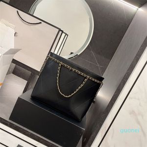 Borse moda Borse in pelle con catena di diamanti Borsa shopping tote secchiello in pelle di vacchetta con strati hippie 6958