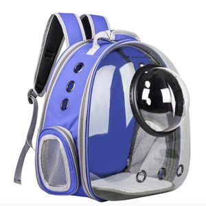 Dog Car Seat Covers Creative Outdoor Travel Cat Bag Transparent Space Backpack Extensible Breathable Pet Carrier Portable