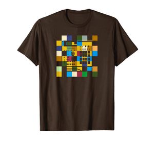 MPC Techno Hip Hop Music Produtor Colorido 8bit Camiseta