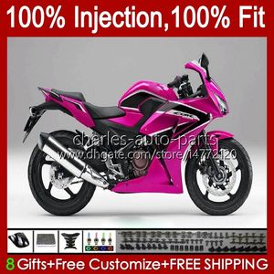 Обсуждение впрыска для Honda CBR 250R 250 CBR250 R CC CBR250R MC41 11 12 13 14 15 Kit 58NO.51 CBR-250R 250CC CBR-250 Rose Black 2011 2012 2013 2014 2015 OEM Codework