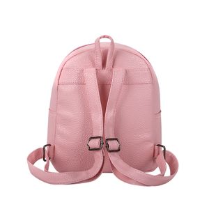 Reisetasche YBYT Marke 2018 Preppy-Stil solide Frauen Kawaii Rucksack einfache Litschi-Muster Damen Student Schulrucksäcke