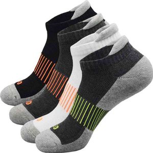 Mens de tornozelo Mens Low Cut Heel Torneira Aço Suporte Almofada Algodão Correndo Ciclismo Sneakers Socks Mulheres Mulheres Y1222