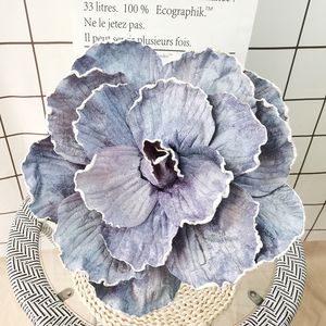 人工花ベルベット牡丹偽の花のヘッド結婚式の背景装飾道路鉛の装飾パーティー大きなバラの花