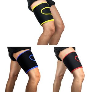 1pc Oberschenkel Kompression Protector Oberen Bein Hülse Abdeckung Schutz Frauen Männer Einstellbare Sport Zubehör Knie Ellenbogen Pads