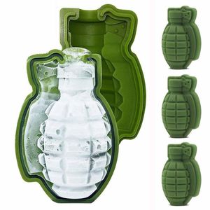 Forma criativa de cubo de gelo, molde de silicone em tamanho real, bandeja de bola de uísque, 4 peças, baldes e refrigeradores284k