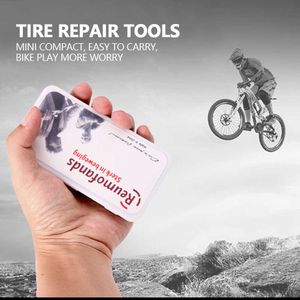 Bike Bicycle Flat Care Repair Kit Набор инструментов Набор Комплект Патч Резиновый Клей Портативный Феталь Лучшее Качество Велосипедная шина Трубка Патч Клеевой Набор