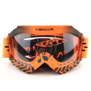 Occhiali da moto per bambini Clear Kids MX Off-Road Dirt Kid Occhiali da bici per casco da motocross Gafas Moto Racing Occhiali da bambino