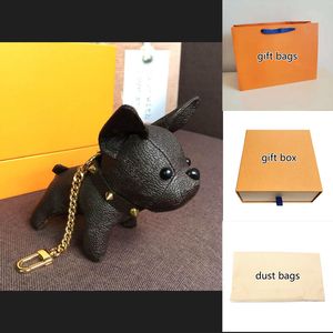 Keychains Fashion Key Buckle Purse Pendant Bags Dog Design Doll Chains Key Buckle Keychain 6 Color Top Quality