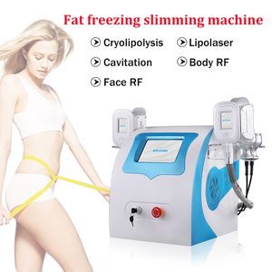 Multifunctional slimming beauty equipment cryolipolysis laser system fat loss machine 40k cavitation rf salon spa use