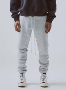 Men's High street pants fog essentials seventh season double-line laminated large letter trousers male couple casual