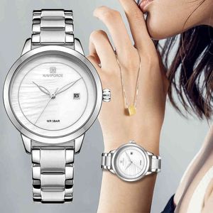 Mulheres Relógios Naviforce Top Marca Assista Luxo Quartzo Waterwatch WristWatch Senhoras Meninas Relógio de Moda Relogios Feminino 210517