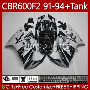 Bodys + Tank Honda CBR600 CBR 600 F2 FS CC 600F2 91-94 Karoser 63no.57 600FS 600CC CBR600F2 91 92 93 94 CBR600-F2 CBR600FS 1991 1992 1993 1994 Yeni Gri Fairing Kiti