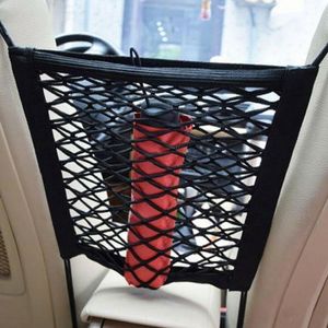 55%off Universal Car Trunk Storage Net Bag Cargo Elastic Car Seat Mesh organizer Holder Organizer Seat Back Storage Bag Luggage