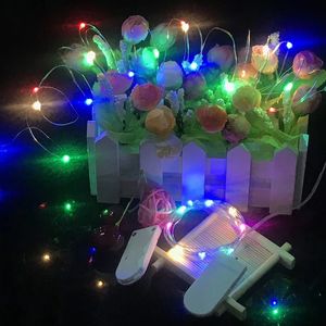 Strings LED Luzes de fada Bateria operada 24 pacotes 9,8 pés 30leds Copper Wire Firefly Iluminação Mini Starry Stry