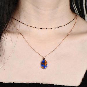 Kolye Kolye Bobo Kuş Ahşap Kolye Kadınlar için 2021 Moda El Yapımı Reçine Charm Chain Lady Jewelry Çelik Şık Takılar