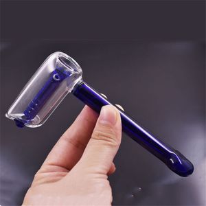 Glass hammer bong arm diffused downstem percolator bubbler water pipe glass smoking tobacco bongs heady beaker oil rigs