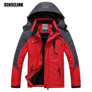 Winter Parkas Men Brand Windproof Windbreak Plus Velvet Thick Warm Jacket Coat Military Hooded 211104