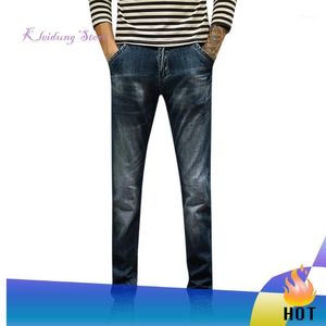 Calças masculinas denim skinny jeans afligidos homens 2021 primavera outono roupas de boa qualidade