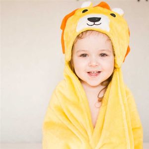Children Baby Spa Towel born Hooded for Bath Velvet Blanket Kids Boy robe Infant Hood Beach s 210728