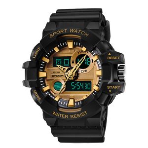 Trend Herrsport Digitalklocka G Shok Militär Vattentät Herrklockor LED Luminous Gshock Armbandsur Man Casual Clock reloj X0524