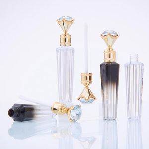 Tubi per lucidalabbra fai-da-te con diamante di qualità 3ml Bottiglie trasparenti vuote per lucidalabbra Tubo per labbra Lucidalabbra Contenitori per imballaggio per bottiglie da viaggio riutilizzabili