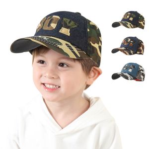 1 Years Kids Baseball Caps Baby Boys And Girls Camouflage Style Sun Hat Cotton Breathable Summer