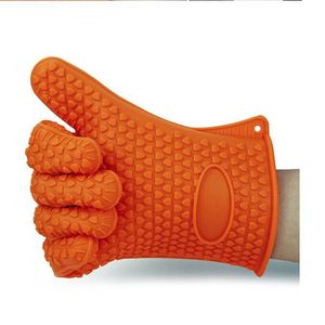 Siliconen Organizer Geïsoleerde Warmtehandschoenen Microgolfoven Handschoenen Hot Plaat Clip Anti-Scald Thicken Mitt Keukengereedschap JJA224