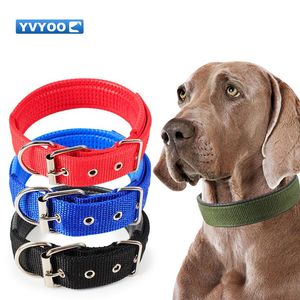 Hundkrafter Leashes Yvyoo Fashion Pet Justerbar nylon Kattkrage för små medelstora hundar 4 färger storlekar S-XL B10
