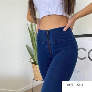 Abiti da yoga Leggings da allenamento Pantaloni da yoga sexy a vita alta linea blu scuro per donna