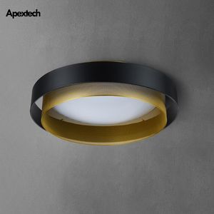 Ceiling Lights Post Modern LED Light Round Surface Mounted Vintage Lamp For Bedroom Living Dining Room Lighting Fixtures