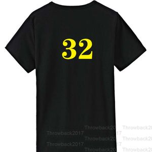 No32 Black II T-shirt Hatıra Nefis Nakış Yüksek Kaliteli Bez Nefes Ter Emme Profesyonel Üretim
