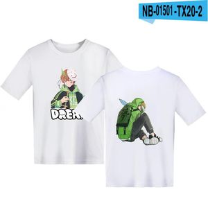 Mens T-shirts Dreamwastaken Kids T Shirt Summer Cartoon Kort ärm för Girls Boys Dream SMP Merch Graphic Tees Children kläder