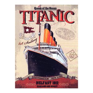 Poster de viagem de Titanic Pintura Home Decor emoldurado ou Imfamed Material Fotopaper