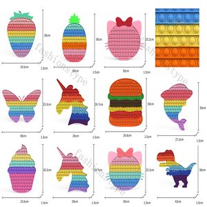 POP Dekompresyon Fidget Oyuncaklar Otistik Parmak Dekompresyon Oyuncak Cadılar Bayramı Noel Çocuklar Aşk Hediye