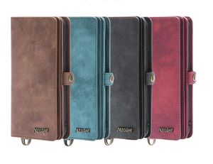 Hot Sell Luxury Magnetic Plånbok Flip Leather Case för iPhone 13 12 Mini 11 Pro XS Max XR 7 8 Korthållarens telefonskydd