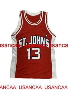 بطل خيار فيليبي لوبيز جيرسي سانت جونز عتيقة NCAA Custom Men Women Youth Basketball Jersey XS-5XL 6XL