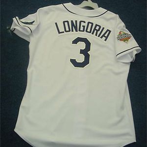 Custom Evan Longoria Jersey WS Patch Men Women kids youth Baseball jersey