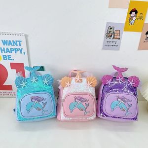 Kids Mini Purse Cute School Bags for Kindergarten Baby Girl Shiny Sequins School Backpack Kid Backpacks