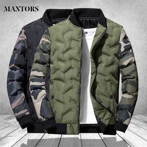 Mens Winter Jackets and Coats Outerwear Clothing Camouflage Bomber Jacket Men's Windbreaker Thick Warm Male Parkas Military 211008
