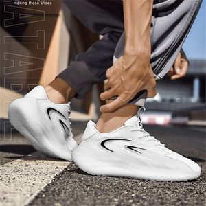 2021 Running Shoes Thick-soled luminous men white black summer Korean fashion casual shoe large size breathable sneakers run-shoe #A0005