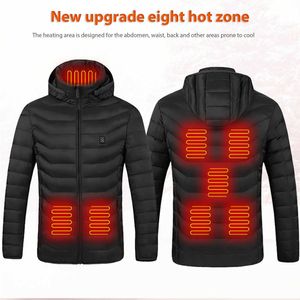 Newest 2 4 7 8 9 Places Heated Vest Men Women Usb Heated Jacket Heating Vest Thermal Clothing Hiking Hunting Cycling Winter Vest Car
