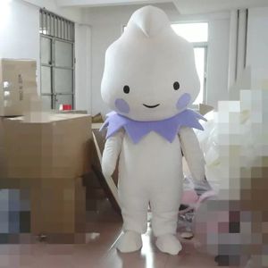 Masquerade White Candy Theme Mascot Costumes Halloween Fancy Party Dress Cartoon Character Carnival Xmas Easter Advertising Birthday Party Costume Outfit