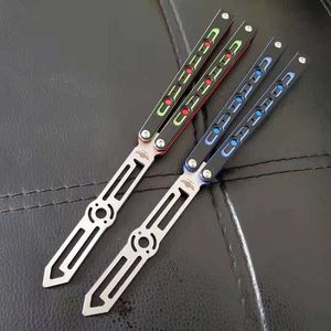 واحد balisong نقطة الأصل فراشة فراشة التدريب سكين غير حاد الحبار الأفعى البحر الوحش basilisk سوينغ جيلت السكاكين BM51 v6 v3 ex10