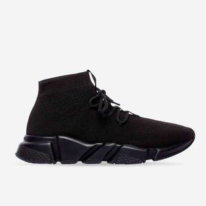 High cut soft Casual Shoe sneakers Brand Arena shoes black knit sock Speed Lace-Up in black white knitted Comfortable Sport runner