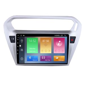 Bil DVD Multimedia Player för Citroen Elysee Peugeot 301 2013-2015 Support TPMS DVR OBD II 9 tum Android 10 GPS