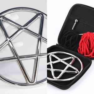 Bondage Artistic erotic Suspension Shibari Stainless Steel Japanese Ring Central BDSM Toys Anchor Base Rope Set up 1123